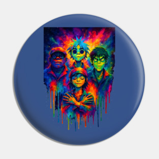 gorillaz Pin