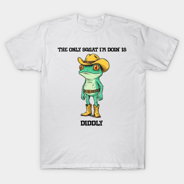 Squat Diddly Frog T-Shirt by TurnEffect
