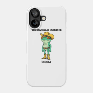 Squat Diddly Frog Phone Case