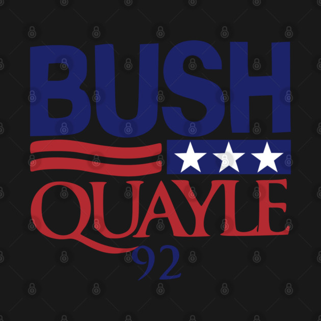 Vintage 1992 Presidential Election Campaign Button George Bush Dan Quayle by Yesteeyear