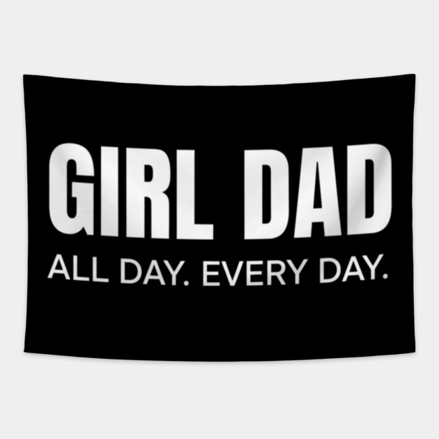 Girl Dad New Dad Baby Feet Cute Pregnancy Announcement Tapestry by ArtistTee ⭐⭐⭐⭐⭐