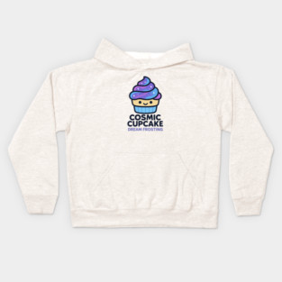 Cosmic Cupcake Dream Frosting – Cosmo Bites Kawaii Galaxy Dessert Design Kids Hoodie