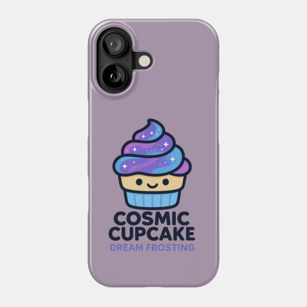Cosmic Cupcake Dream Frosting – Cosmo Bites Kawaii Galaxy Dessert Design Phone Case by Anne Lee