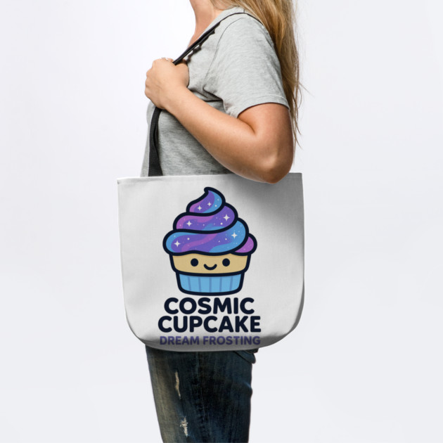 Cosmic Cupcake Dream Frosting – Cosmo Bites Kawaii Galaxy Dessert Design by Anne Lee