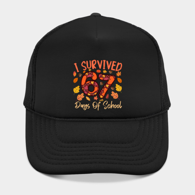 I Survived 67 Days of School Thanksgiving Celebration by Creatifly Graphic Tees