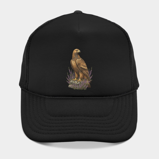 Golden Eagle with Heather Design by BirdsnStuff