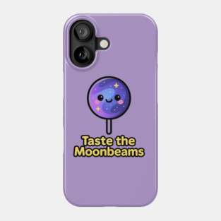 Taste the Moonbeams – Cosmo Bites Kawaii Galaxy Lollipop Design Phone Case