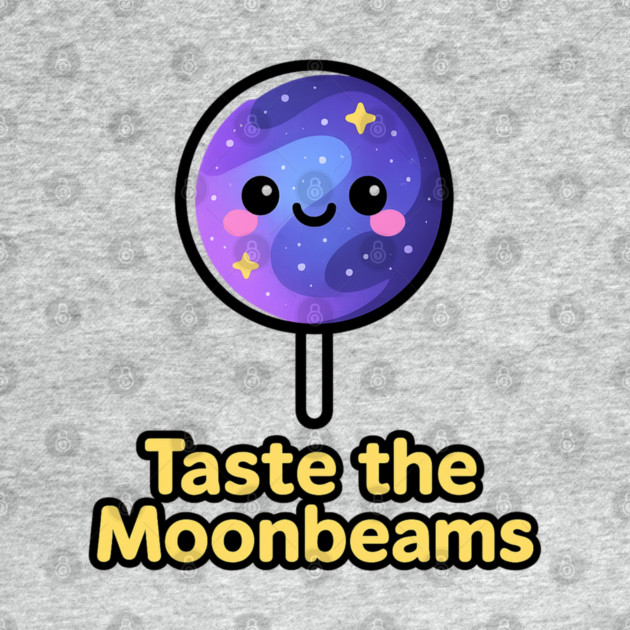 Taste the Moonbeams – Cosmo Bites Kawaii Galaxy Lollipop Design by Anne Lee