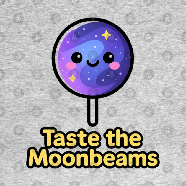Taste the Moonbeams – Cosmo Bites Kawaii Galaxy Lollipop Design by Anne Lee