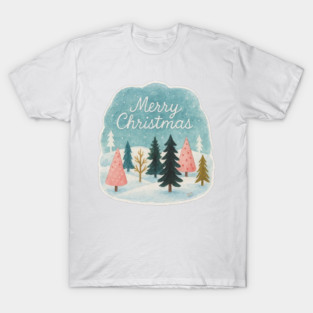 Mid-Century Merry Christmas T-Shirt
