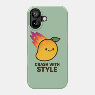 Crash With Style – Cosmo Bites Kawaii Mango Meteor Design Phone Case