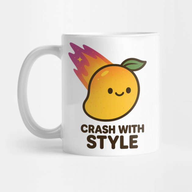 Crash With Style – Cosmo Bites Kawaii Mango Meteor Design by Anne Lee