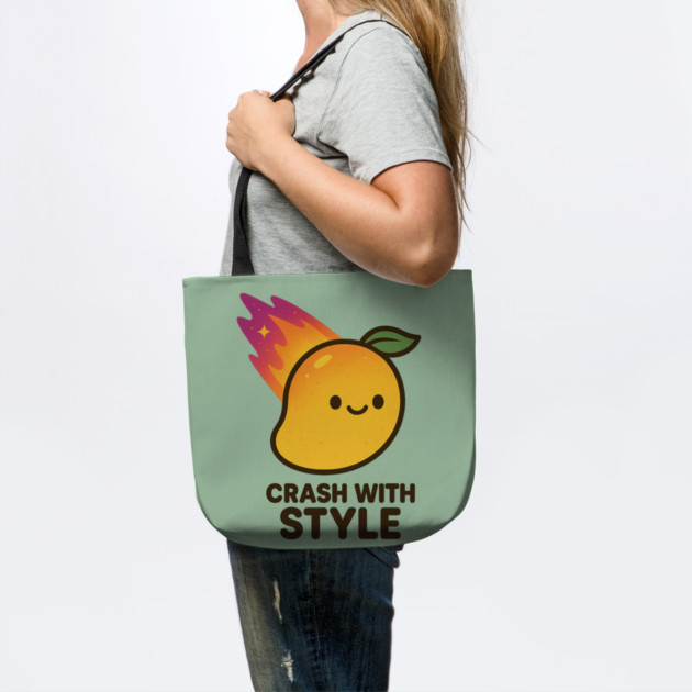 Crash With Style – Cosmo Bites Kawaii Mango Meteor Design by Anne Lee