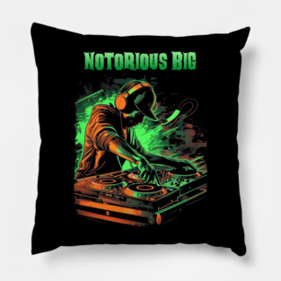 NOTORIOUS BIG BAND FAN ART Pillow