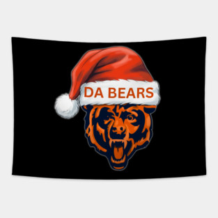Chicago Football Santa Da Bears Tapestry