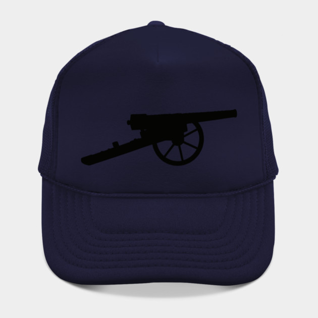 Vintage Cannon Silhouette T-Shirt – Minimal Military Artillery Graphic by DonWillisJrArt