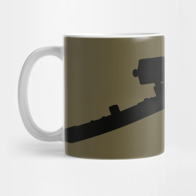 Vintage Cannon Silhouette T-Shirt – Minimal Military Artillery Graphic by DonWillisJrArt