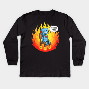 This is Fine Kids Long Sleeve T-Shirt