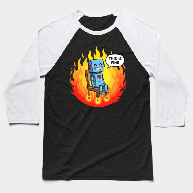 This is Fine Baseball T-Shirt by Digironin
