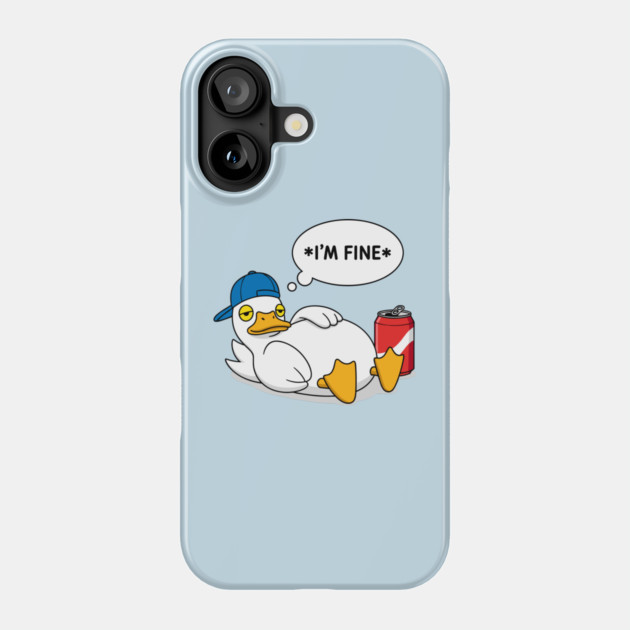 I'm Fine Phone Case by enrynz