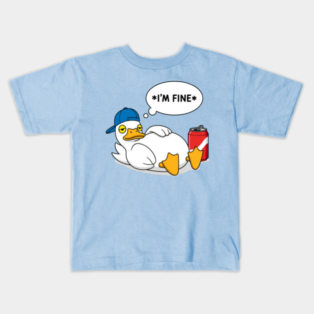 I'm Fine Kids T-Shirt by enrynz