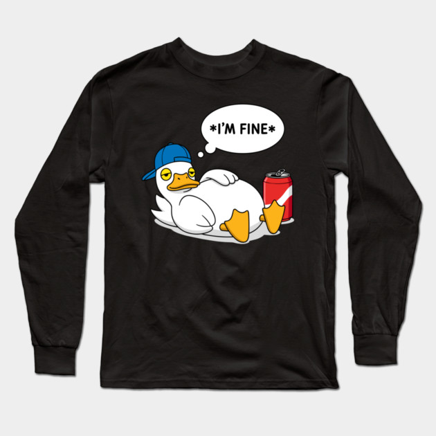 I'm Fine Long Sleeve T-Shirt by enrynz