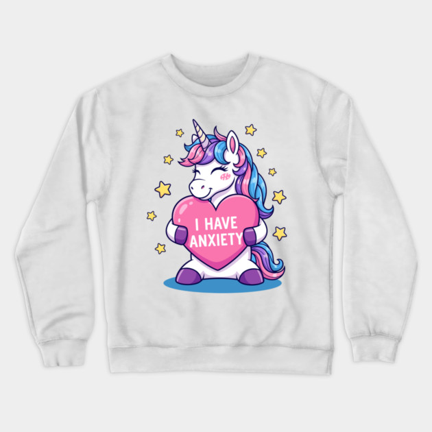 I have Anxiety Crewneck Sweatshirt by enrynz