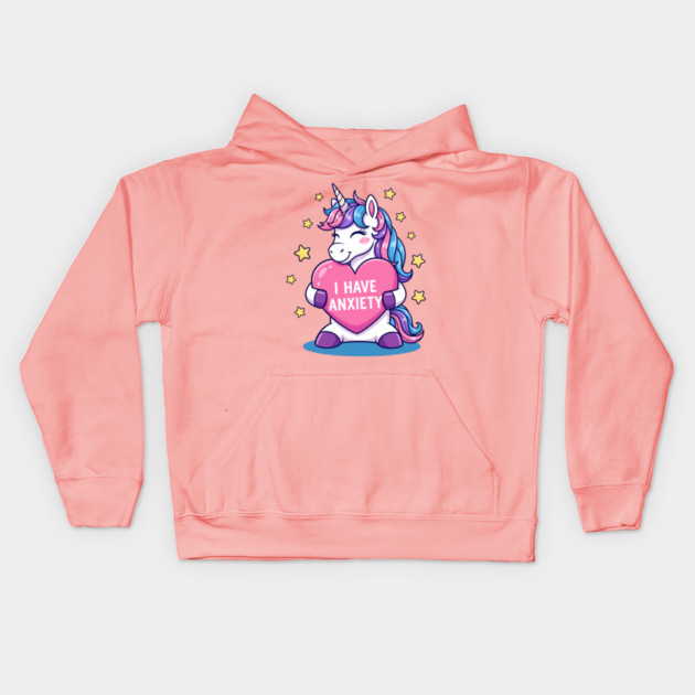 I have Anxiety Kids Hoodie by enrynz