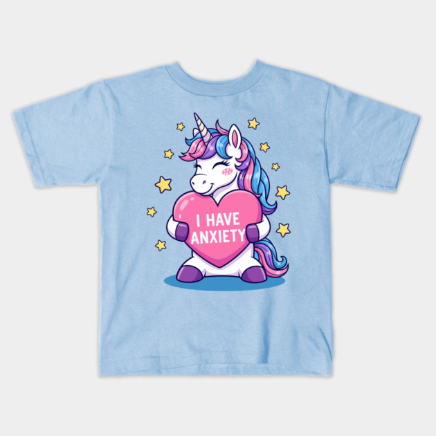 I have Anxiety Kids T-Shirt by enrynz