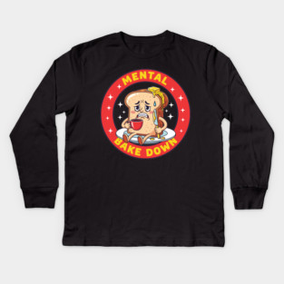 Mental Bake Down Toast Kids Long Sleeve T-Shirt