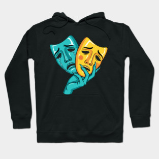 Drama Masks Tragedy Hoodie