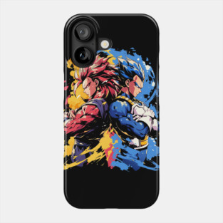Dragon Ball – Goku and Vegeta Saiyan Duo Power Design Phone Case