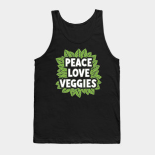 Peace Love Veggies Tank Top
