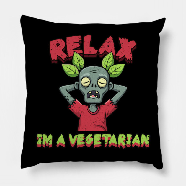 Vegan Zombie Pillow by enrynz