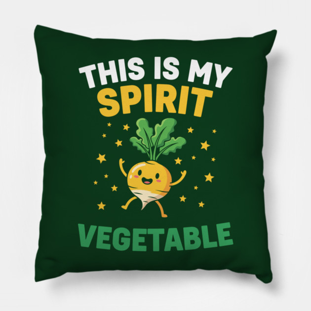 Turnip Spirit Tee Pillow by enrynz