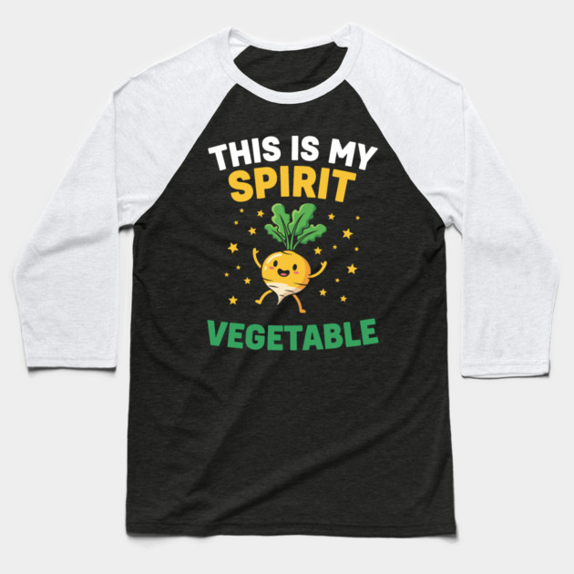 Turnip Spirit Tee Baseball T-Shirt by Digironin