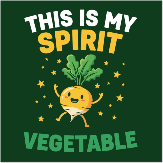 Turnip Spirit Tee Wall Art by Digironin