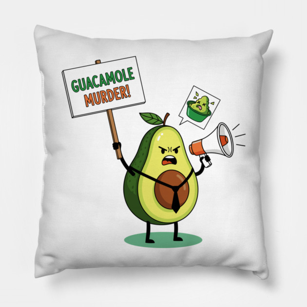 Guacamole Murder Pillow by enrynz