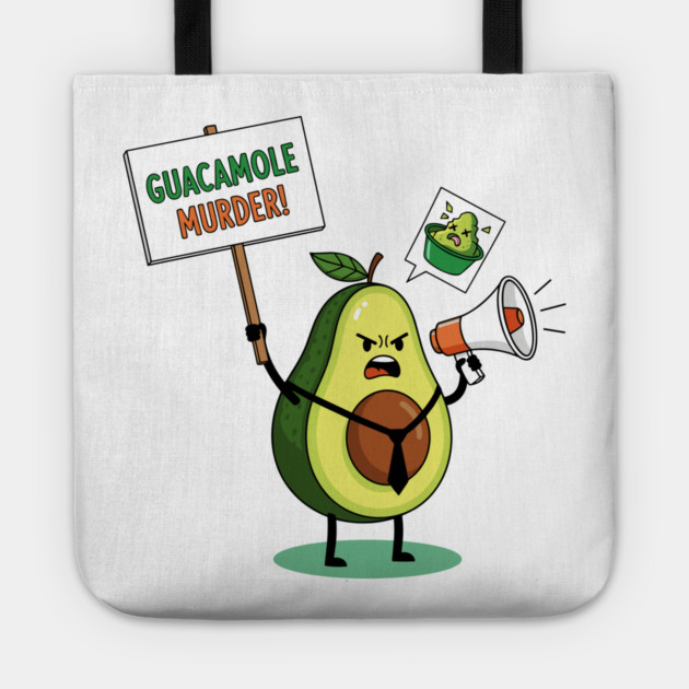Guacamole Murder Tote by enrynz