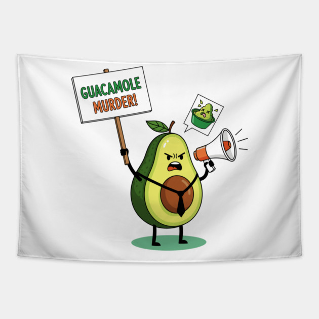 Guacamole Murder Tapestry by enrynz