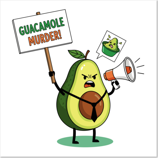 Guacamole Murder Wall Art by Digironin