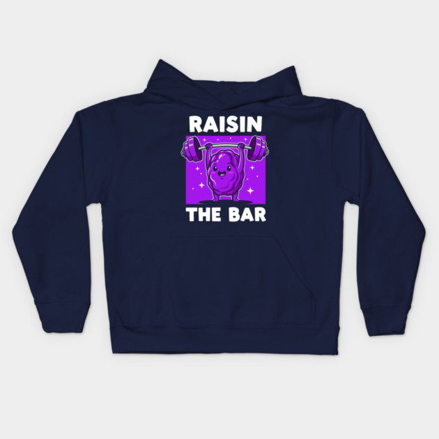 Raisin the Bar Kids Hoodie by enrynz