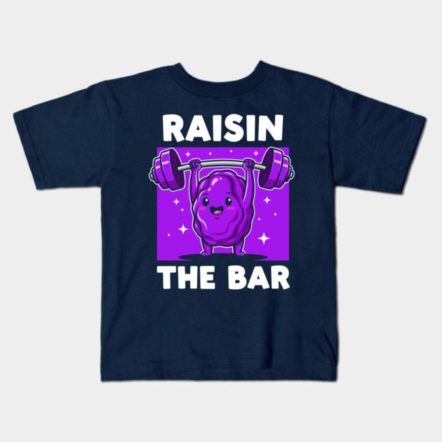 Raisin the Bar Kids T-Shirt by enrynz