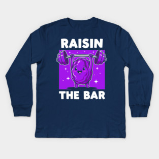 Raisin the Bar Kids Long Sleeve T-Shirt