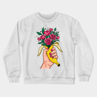 Banana Boquet Crewneck Sweatshirt
