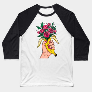 Banana Boquet Baseball T-Shirt