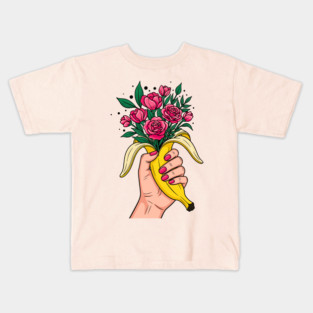 Banana Boquet Kids T-Shirt