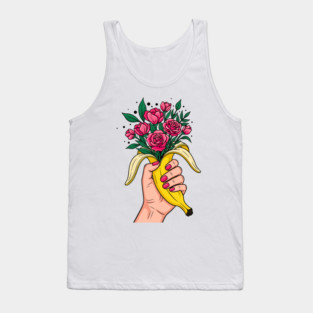 Banana Boquet Tank Top