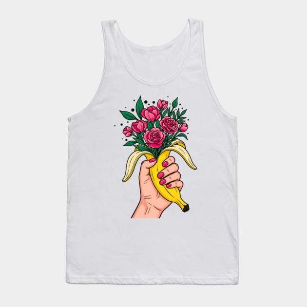 Banana Boquet Tank Top by enrynz