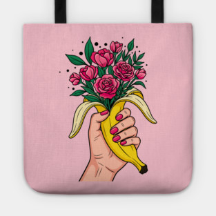 Banana Boquet Tote